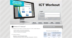 Desktop Screenshot of ictworkout.co.uk